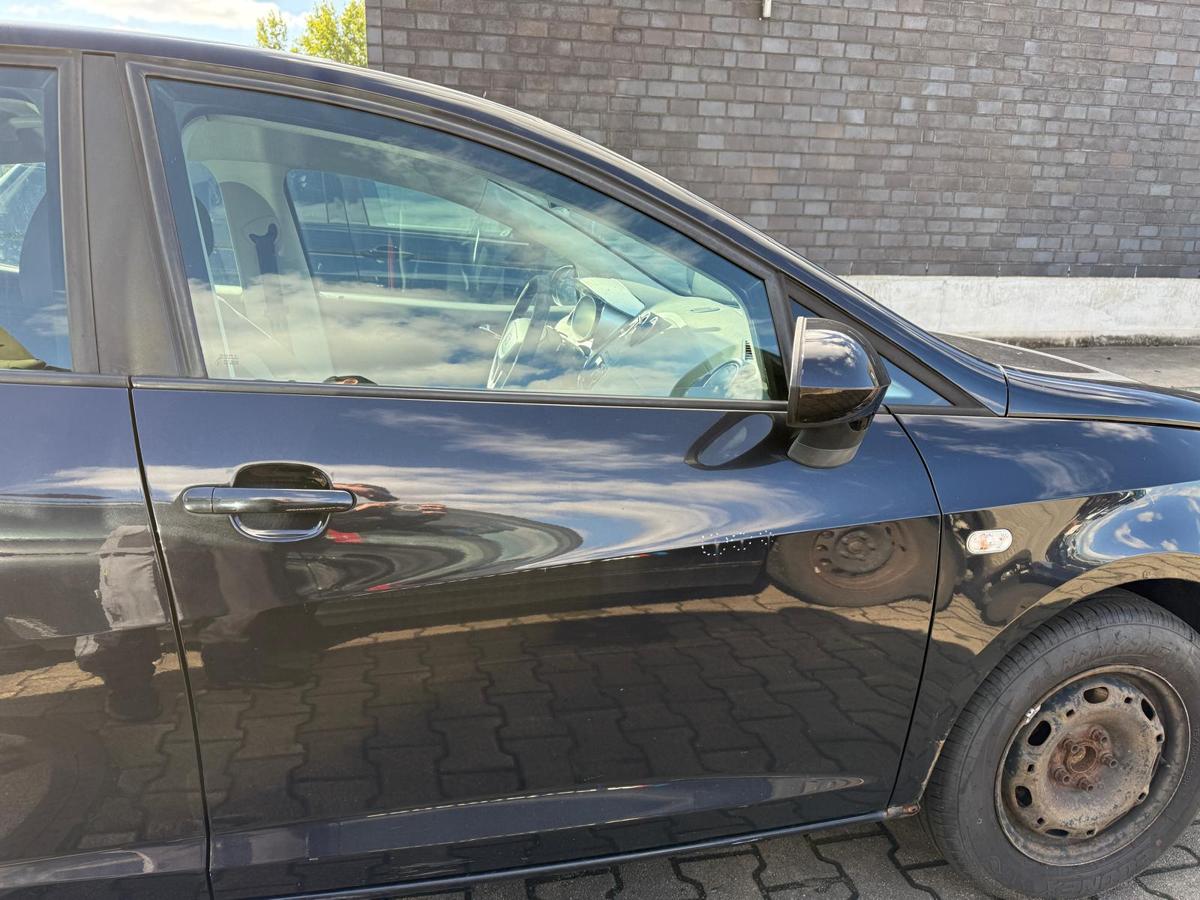 Seat Ibiza 6J original Tür vorn rechts LC9Z Black Magic Perl 5 Türer Rohbau BJ09